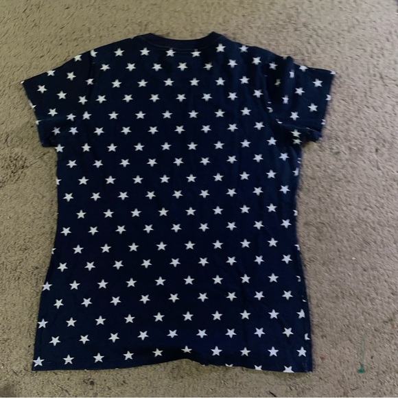 The North Face Blue and Red Short Sleeve Tee - Picture 2 of 3